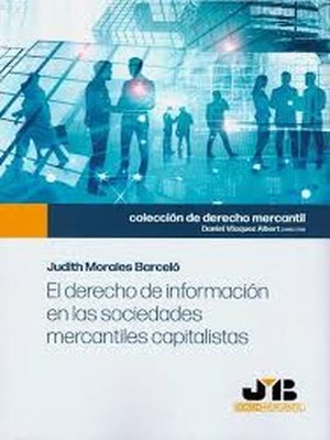 cover image of El derecho de información en las sociedades mercantiles capitalistas